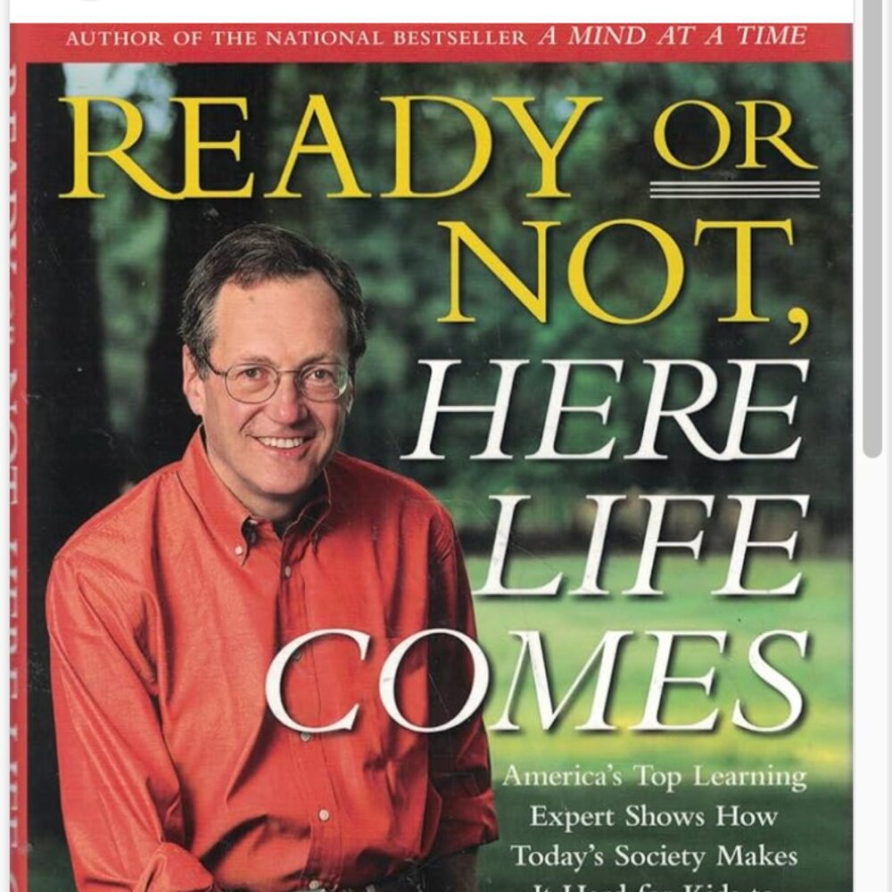 Ready OR Not Here Life Comes by Mel Levine hard Cover